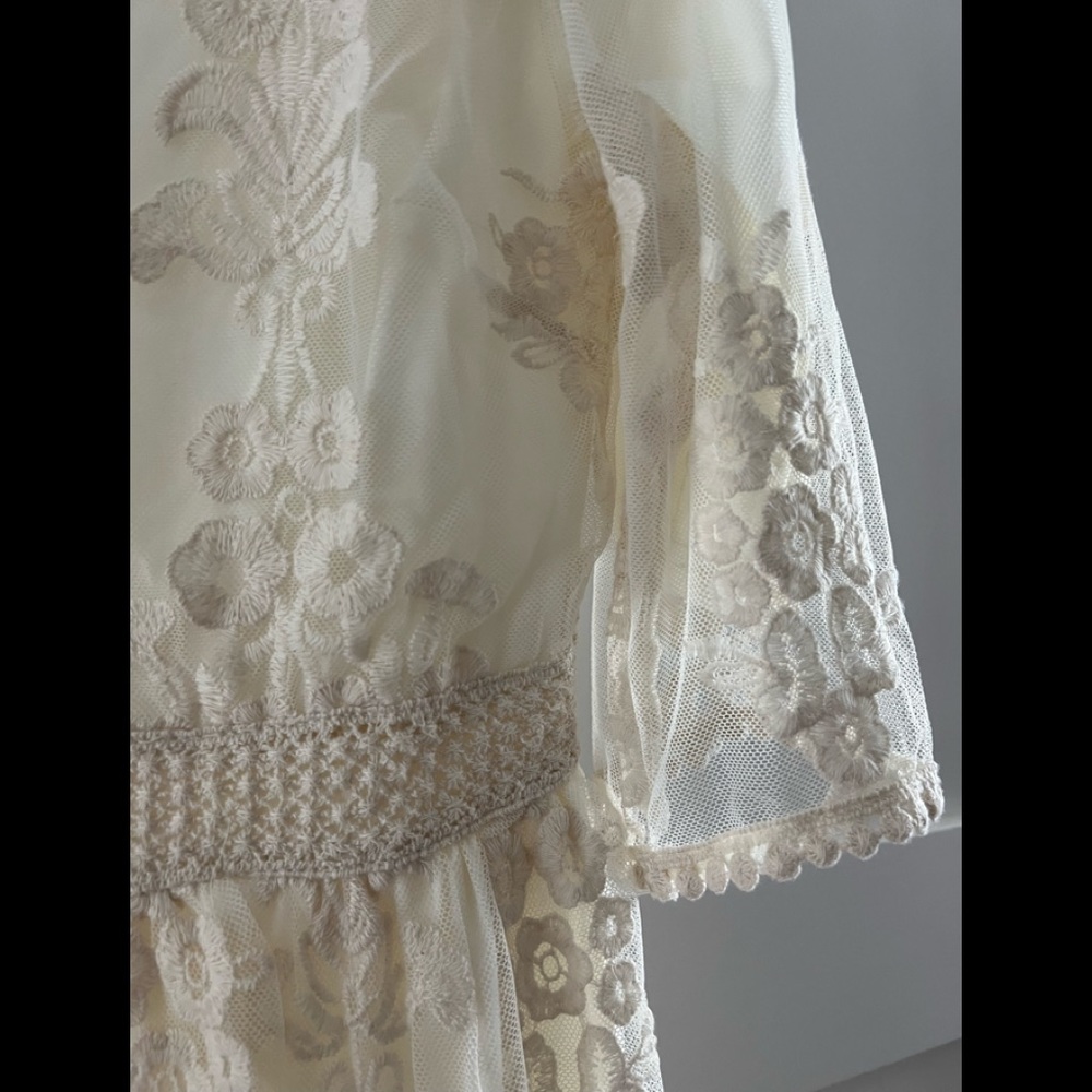 vintage style Lace casual wedding dress